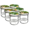 350 ml purgid keeratavate kaante ja surveketastega - 6 tk. ['purgid', ' väikesed purgid', ' väike purk', ' klaaspurk', ' klaaspurgid', ' keeratava kaanega purk', ' hoidistepurgid', ' konserveerimispurk', ' konserveerimispurgid', ' maitseainete purgid', ' moosipurk', ' konfitüüripurk', ' meepurk', ' väike meepurk', ' surveketas', ' hoidiste surveketas', ' purkide surveketas']