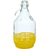 Dama klaasballoon 5 L - plastikkorv, traatsulgur - 5 