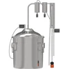Klassikaline Convex destillaator 18 L - 2 eralduskambriga - 2 