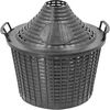 Plastikust aiakorv kaanega, 10 L damadžaani jaoks ['aiakorv damadžaanile', ' veini jaoks', ' koduveini korv', ' korv veini damadžaanile', ' veinikorv', ' korv veini damadžaanile', ' plastikust korv damadžaanile', ' plastikust korv sangadega', ' ümmargune korv damadžaanile ja aeda', ' eemaldatava kaanega korv 10 L damadžaanile']