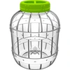 Purunemiskindel, mitmeotstarbeline purk, 5 L ['hoidistepurgid', ' purk', ' kurkide jaoks purk', ' tinktuuride jaoks', ' 5 l purk', ' sertifikaadiga purk', ' purunemiskindel purk', ' universaalne purk', ' mitmeotstarbeline purk', ' hoidistepurk', ' plastikust purk', ' PET-purk']