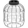 Purunemiskindel, mitmeotstarbeline purk musta keeratava kaanega, 8 l ['Hoidiste purgid', ' purk', ' kurkide jaoks purk', ' tinktuuri jaoks purk', ' 8 l purk', ' sertifitseeritud purk', ' purunemiskindel purk', ' universaalne purk', ' mitmeotstarbeline purk', ' hoidiste purk', ' plastikust purk', ' plastmassist purk']