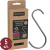 S-kujulised suitsutuskonksud – 45° lõige, 5 mm x 150 mm, 5 tk - 6 