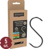 Suitsutamiskonksud - S-kujulised, teritatud, 4 mm x 100 mm, 5 tk - 7 