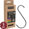 Suitsutuskonksud – S‑kujulised, teritatud, 4 mm x 150 mm, 5 tk - 5 