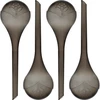 Taimede kastmiskuulid, mustad läbipaistvad, 400 ml, 4 tk. - 7 