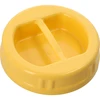 TO plastist kaas fi 100 mm, kollane, käepidemega, klaaspurkidele - 9 