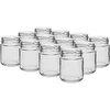 Twist-off purk 212 ml, fi 66 - 12 tk. ['200 ml klaaspurk', ' 212 ml klaaspurk', ' klaaspurgikesed', ' väikesed purgid', ' keeratavate kaantega purgid', ' klaaspurgikesed', ' hoidistepurgid', ' moosipurgikesed', ' purk puuviljamustriga keeratavate kaantega', ' vürtsipurk', ' konfitüüripurk']