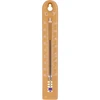 Universaalne termomeeter (-30 kuni +50 °C), 17 cm, helepruun ['termomeeter', ' universaalne termomeeter', ' plastikust termomeeter', ' termomeeter selge skaalaga', ' termomeeter topeltskaalaga °C ja °F', ' termomeeter suure õhuniiskusega ruumidesse', ' välitermomeeter kuni -30 °C', ' niiskuskindel termomeeter', ' pruuni värvi termomeeter', ' vastupidav termomeeter']