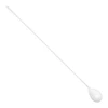 Valge plastikust lusikas 70 cm - 6 