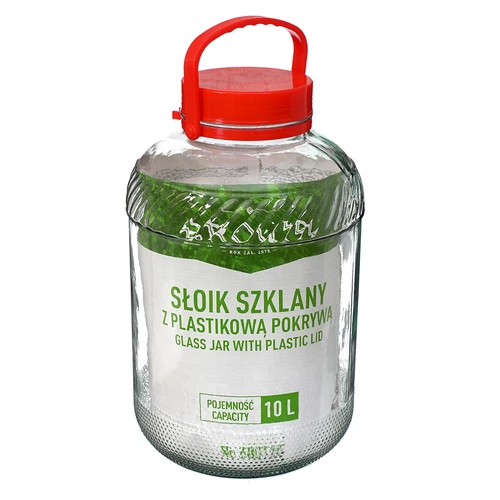 10 L purk plastikust kaanega - 4