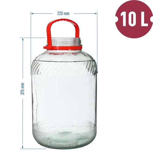 10 L purk plastikust kaanega - 6
