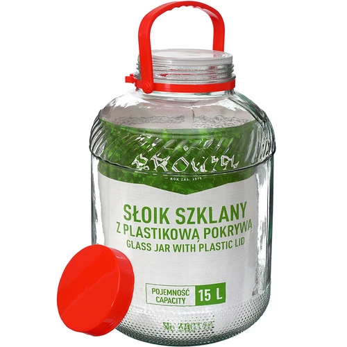15 L purk plastikust kaanega - 3