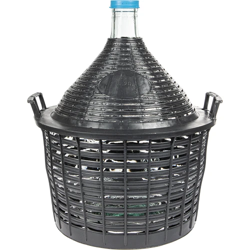 20 L demižon veinile, plastikkorviga