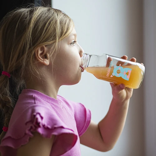 330 ml twist-off pudel fi43 keeratava korgi ja värvilise trükiga - 6 tk - 7