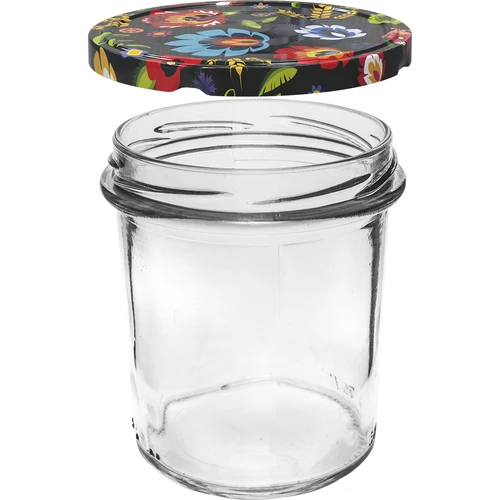 350 ml purk värvilise keeratava kaanega - 6 tk. - 4