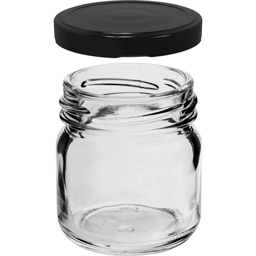 40 ml Twist-off purk musta kaanega fi 43 - 10 tk. - 3