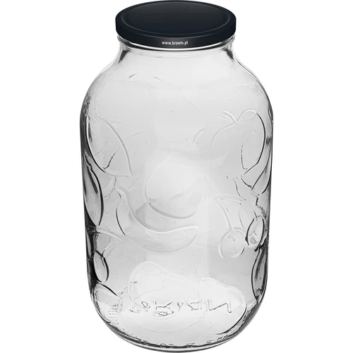 5 l purk värvilise kaanega Ø 100