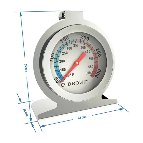 Ahjutermomeeter (50 °C kuni +300 °C) Ø6,1cm - 3