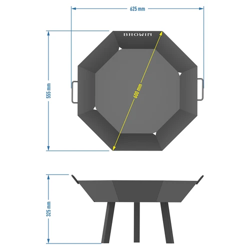 Aiatulekolle ø 60 cm - loft-stiilis - 8