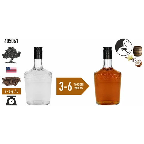 Ameerika tamme laastud, tugevalt röstitud, 50 g - 6