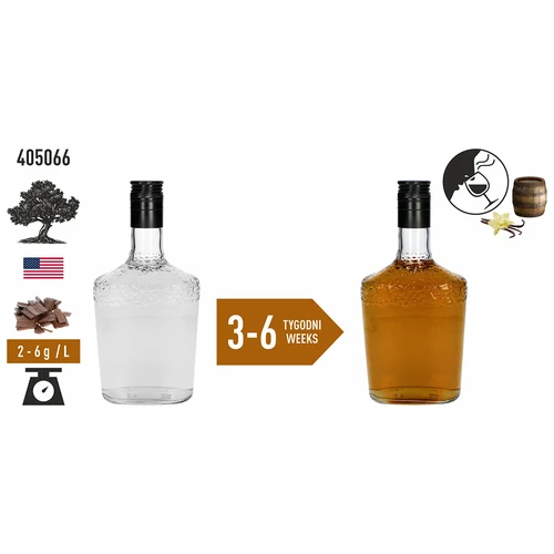 Ameerika tammelaastud, tugevalt röstitud, bourbonivaatidest, 50 g - 6