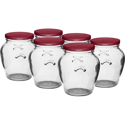 Amfora purk 580 ml (fi 82) bordoopunase keeratava kaanega, 6 tk
