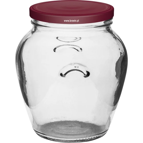 Amfora purk 580 ml (fi 82) bordoopunase keeratava kaanega, 6 tk - 2