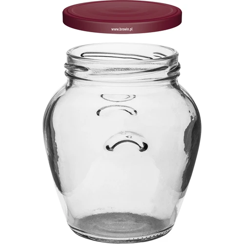 Amfora purk 580 ml (fi 82) bordoopunase keeratava kaanega, 6 tk - 3