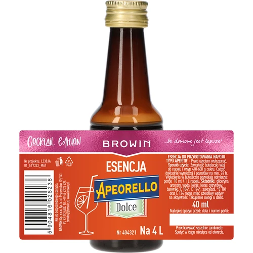 Apeorello Dolce essents 4 L jaoks, 40 ml - 4