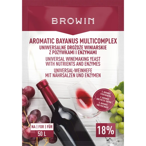 Aromatic Bayanus Multicomplex veini stardikomplekt, 40 g