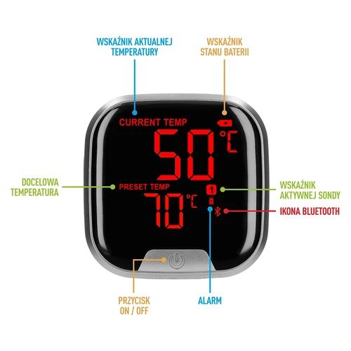 Bluetoothiga köögitermomeeter, 2 sondiga - 7