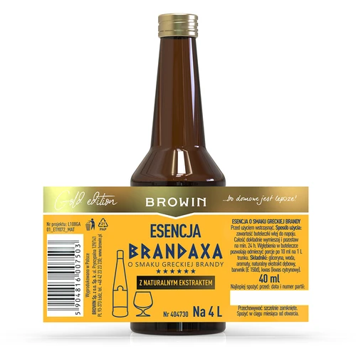 Brandaxa essents Kreeka brändi maitsega, 40 ml - 4