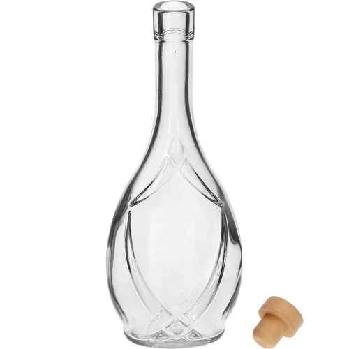 Dekoratiivpudel ICONA 500 ml, seenekujulise korgiga, 1 tk - 2