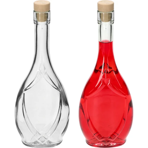 Dekoratiivpudel ICONA 500 ml, seenekujulise korgiga, 1 tk - 3