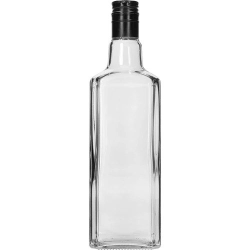 Dekoratiivpudel TYNKTURA 0,5 L, pika musta keeratava korgiga fi 28 mm, 1 tk.