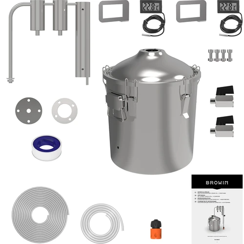 Destillaator hawkSTILL 1.0 CONVEX 30L- 2 eralduskambrit - 3