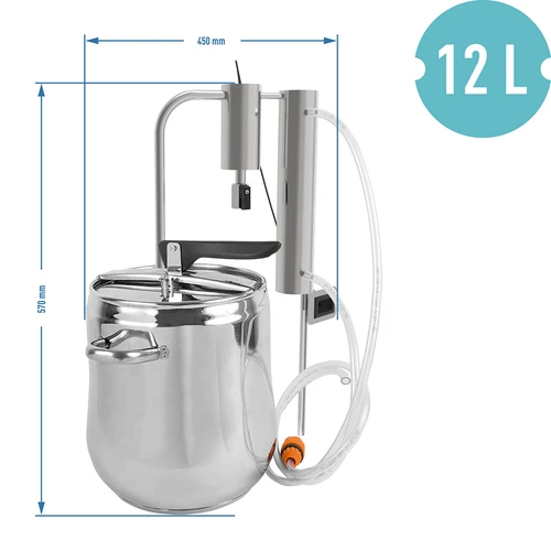 Destillaator ja kiirkeedupott 2-ühes 12 L - 8