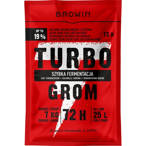 Destilleerijapärm Turbo Grom 72 h