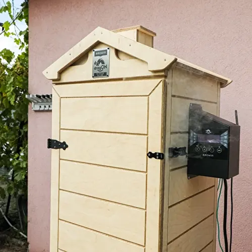 Suitsuahi dragON PLYWOOD NATURE – raamita, moodulne, Wi‑Fi-kontrolleriga, 320 L - 9