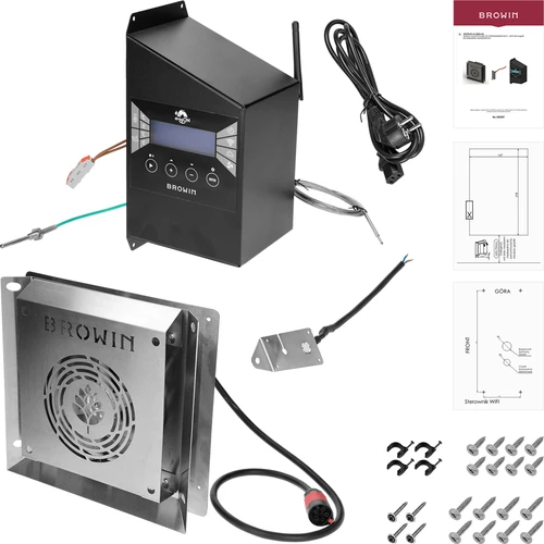 dragON suitsuahju komplekt – IQ-moodulid Wi‑Fi-ga ja JET 2 LONG suitsugeneraator tuhasahtliga - 2