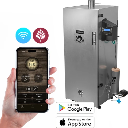 dragON terasest suitsuahi 220 L, IQ – Wi-Fi juhtseadmega