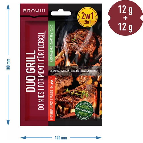 Duo Grill lihale, 2-ühes maitseainesegu, 2 x 12 g - 4