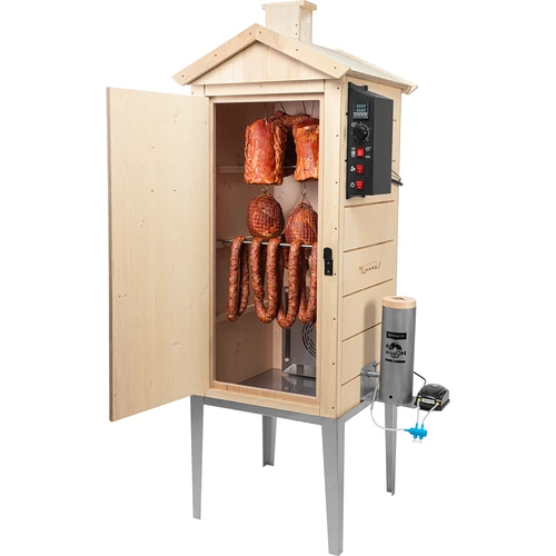 Elektriline suitsuahi dragON PLYWOOD NATURE 100E kütmismooduli ja kontrolleriga - 4