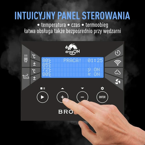Elektrimoodulite komplekt Wi‑Fi kontrolleriga – dragON IQ 1,5 kW, aia suitsuahjudele - 8