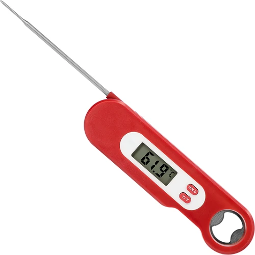 Elektrooniline kulinaartermomeeter kokkupandava sondiga (-50/+300℃), punane - 3
