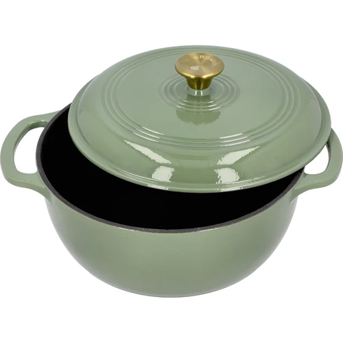 Emailitud malmpott - salveiroheline, 5,8 l - 2