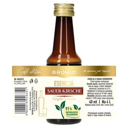 Essents Sauer-Kirsche – Selge Kirss, 40 ml, 4 L-le - 5
