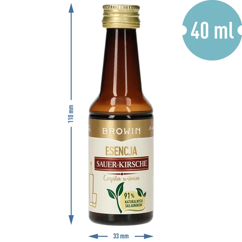 Essents Sauer-Kirsche – Selge Kirss, 40 ml, 4 L-le - 7