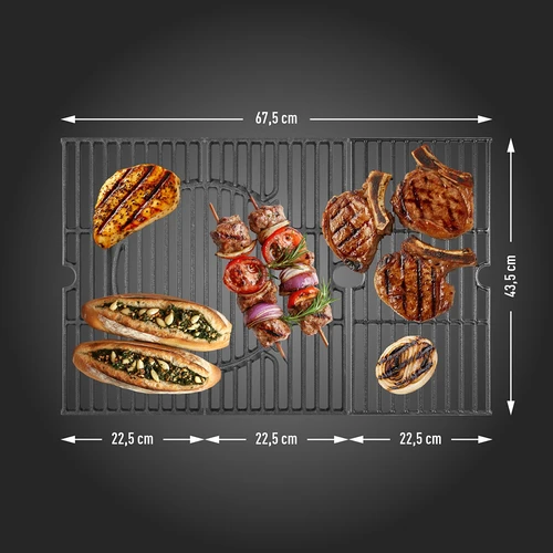 Gaasigrill dragON BBQ201, 18,8 kW, hõbedane - 9